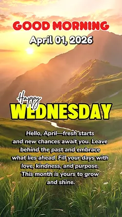 April 01, Wednesday 