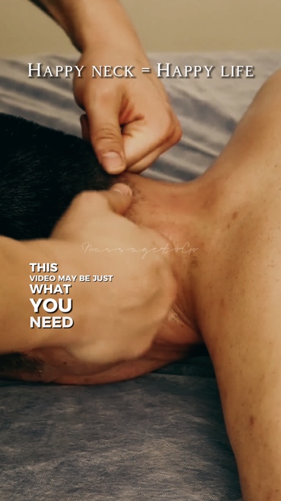 Massagem no pescoço