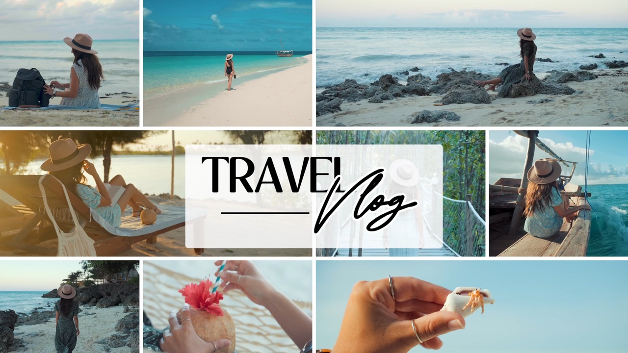 Introducción De Vacaciones En La Playa