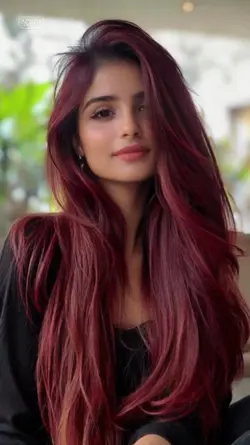 burgundy hair colour