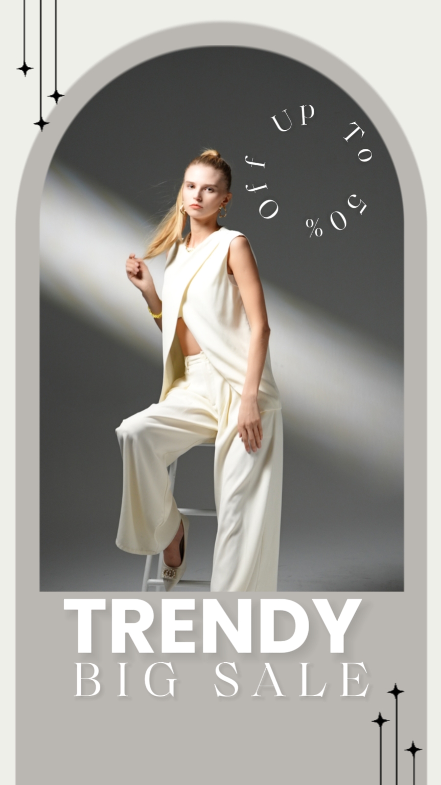 Clothing Promotion Minimalis Ins Style 