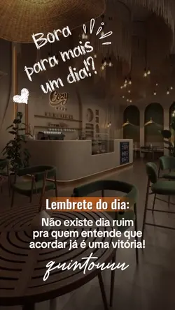 Mais um dia!