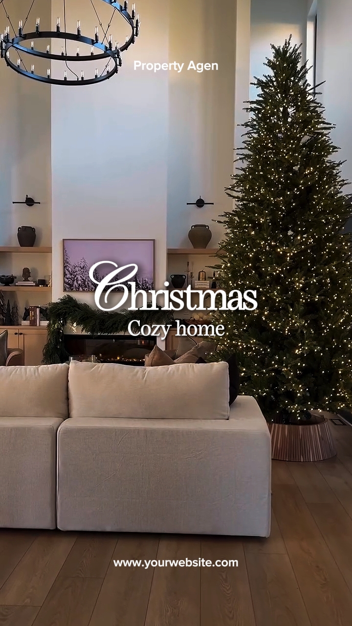 Casa aconchegante de natal