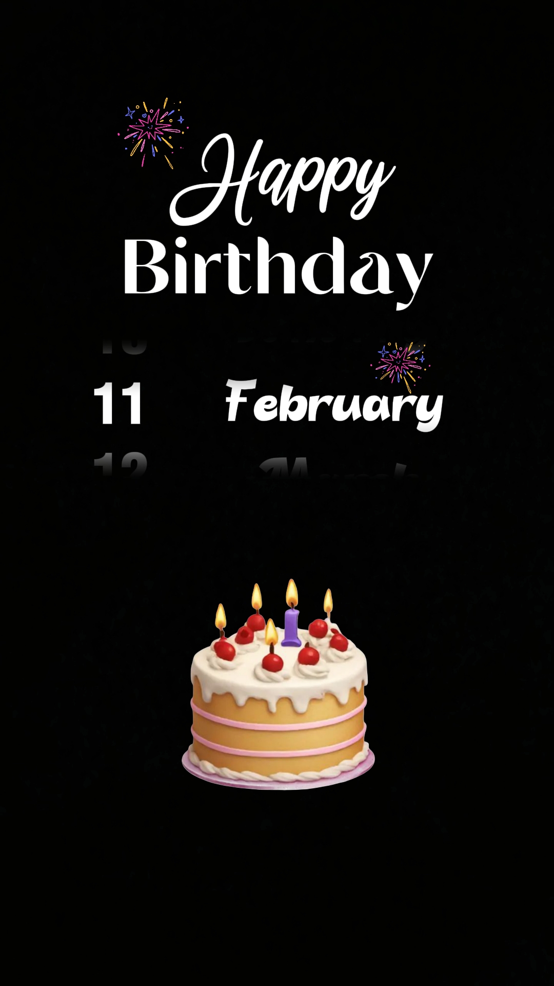 Feliz cumpleaños 11 de febrero