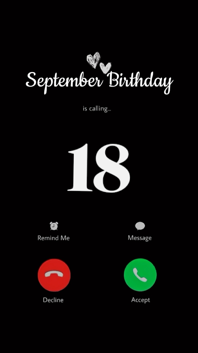 18 de septiembre Cumpleaños 