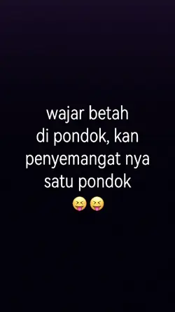 wjar betah di pondok
