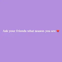 Season ❤️