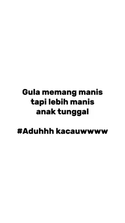 versi anak tunggal
