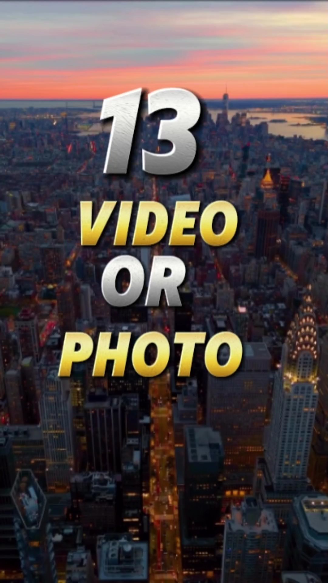 13 vidéo ou photo