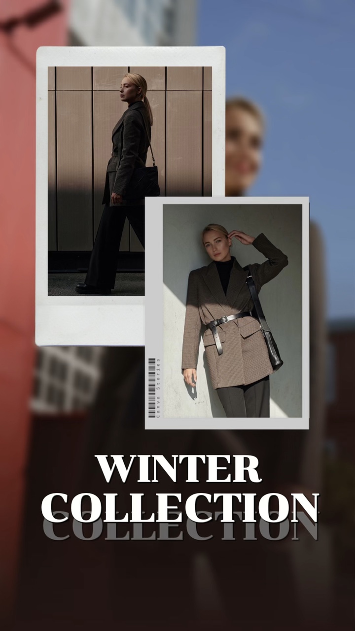 Winter Collection Clothing Product Display TikTok Style