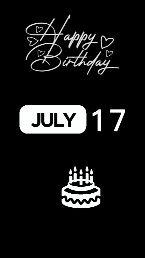 17 DE JULIO CUMPLEAÑOS