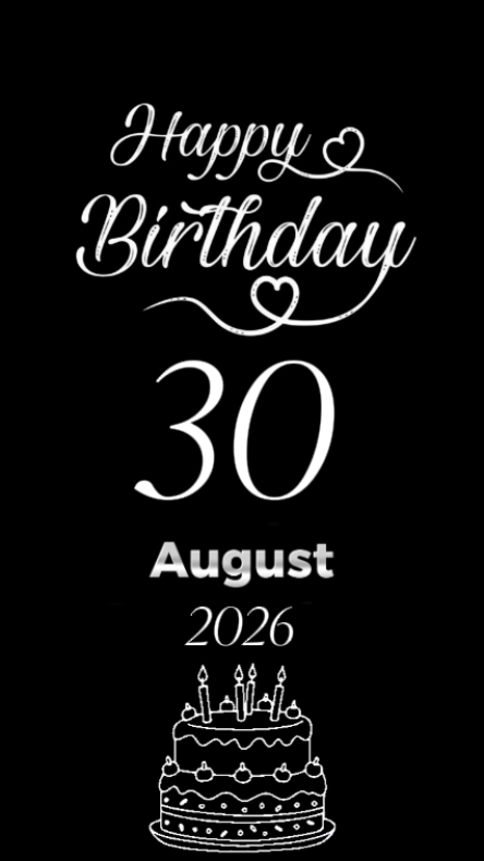 BDAY DAUGHTER 30