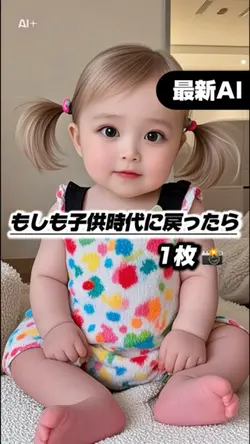 【最新AI◆もしも子供時代に戻ったら！】