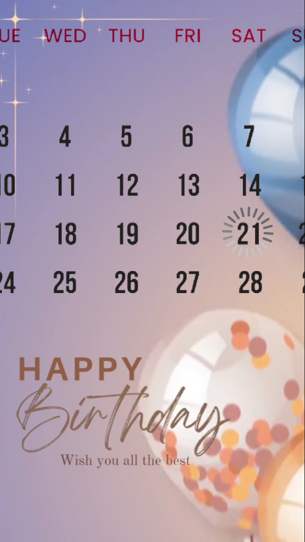 BIRTHDAY 21 SEP 2024