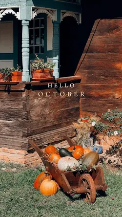 October autumn fall