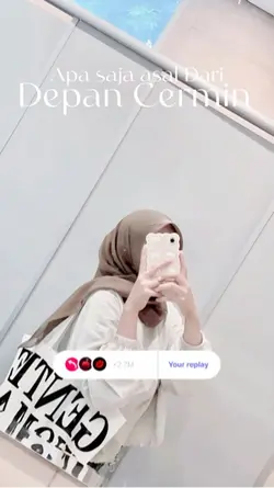 Apa aja depan cermin
