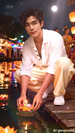 ลอยกระทง ผู้ชาย