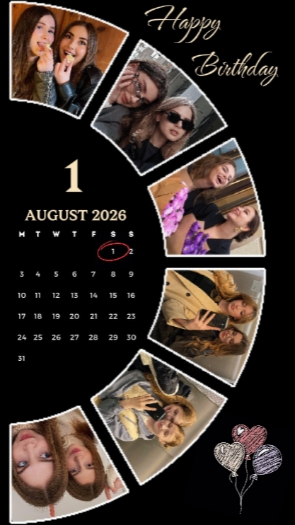 Aniversário 1 de agosto 