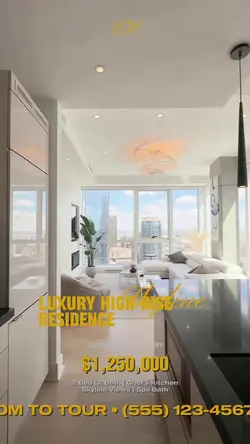 Sleek High‑Rise Listing Tour