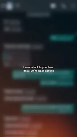 i wanna lock in ur