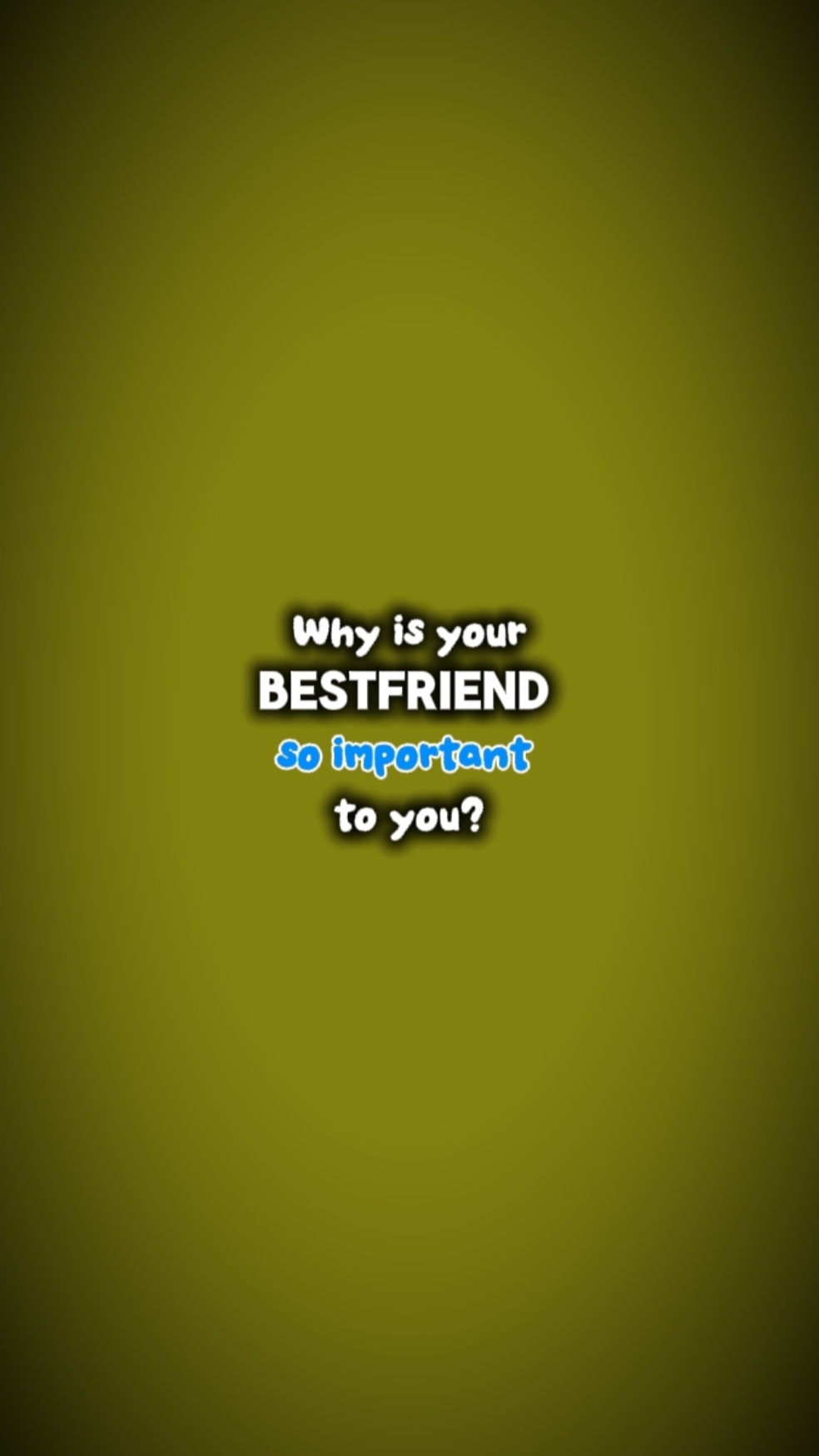 BFF ist wichtig 