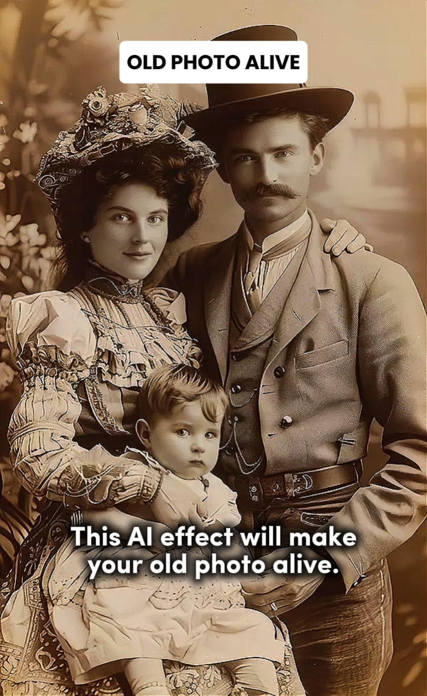 IA Foto antiga viva