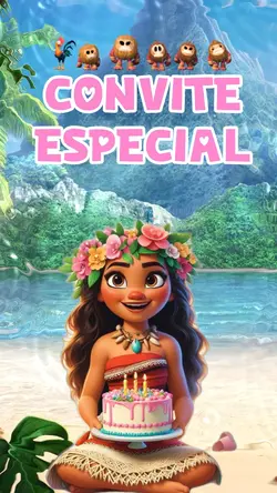 Convite Moana