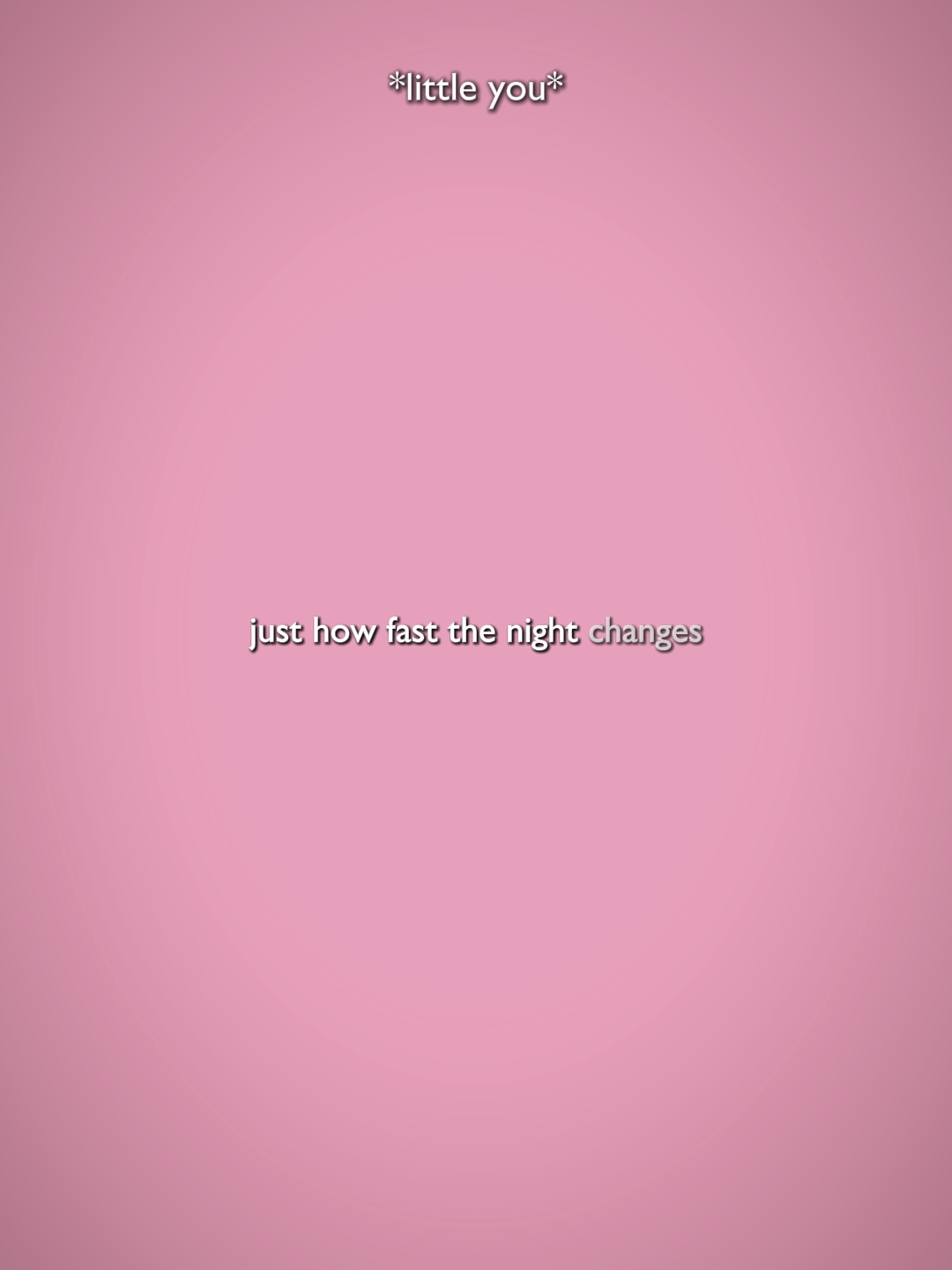 night changes 