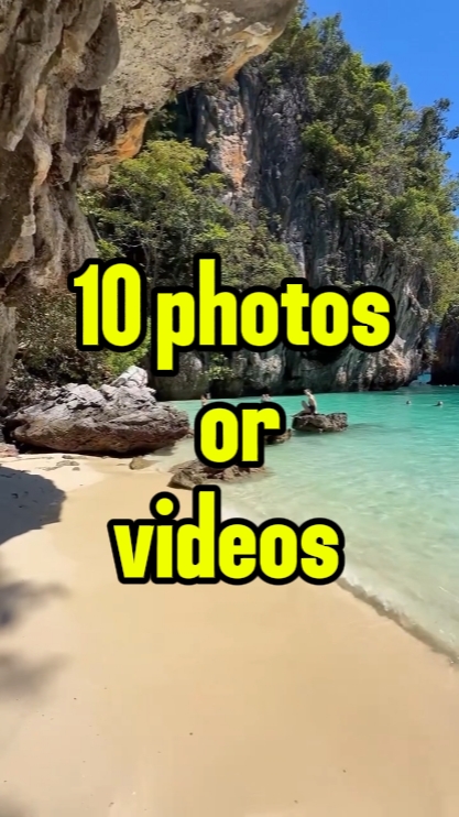 10 photos or videos 