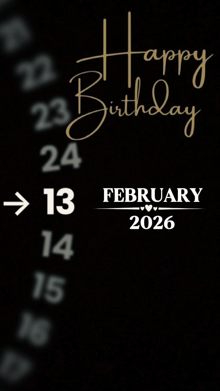 CUMPLEAÑOS 13 DE FEBRERO