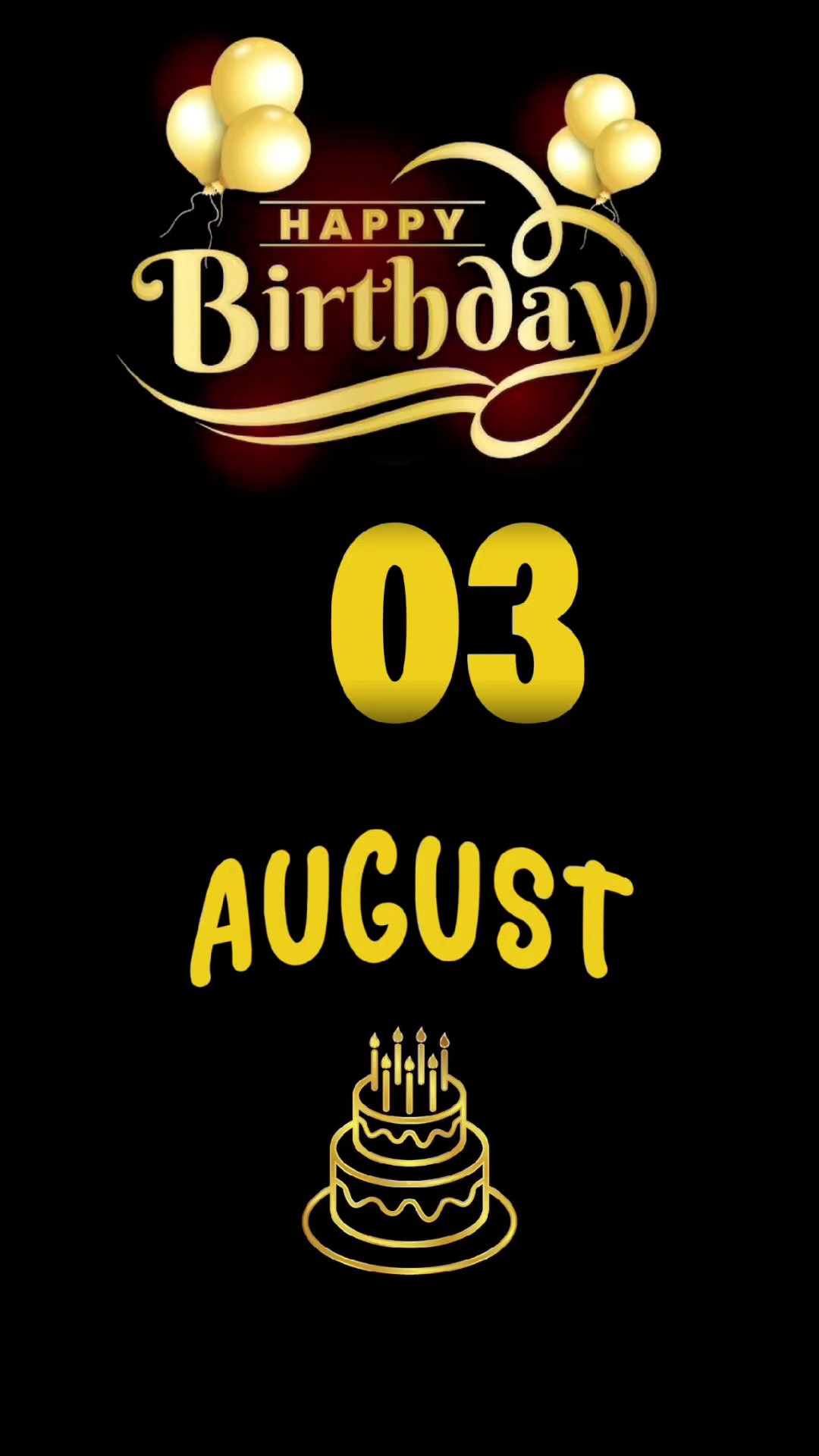Cumpleaños 03 de agosto