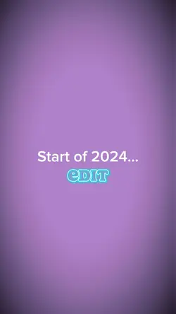 Start of 2024 …