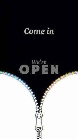 WE ARE OPEN