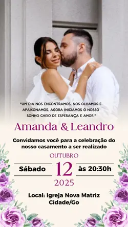 Convite Casamento