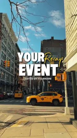 your event recap 
