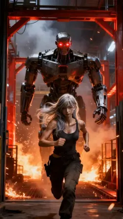 サラコナー ターミネーターAI動画