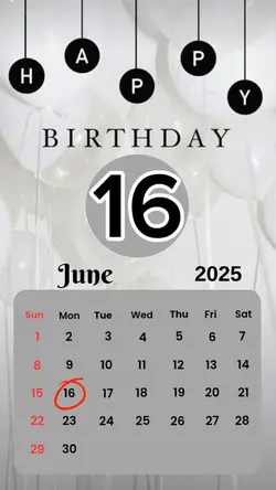 birthday 16 June