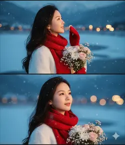 hiệu ứng tuyết rơi