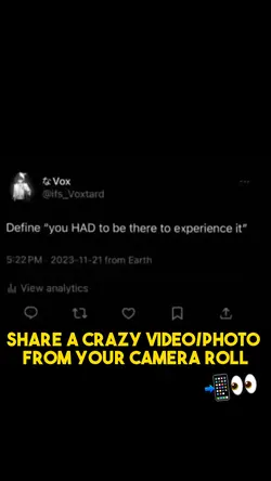 U had to be there🔥