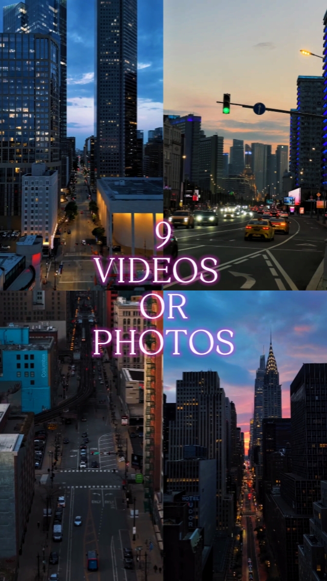 9 VIDEOS OR PHOTOS 