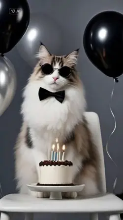 Birthday Cat