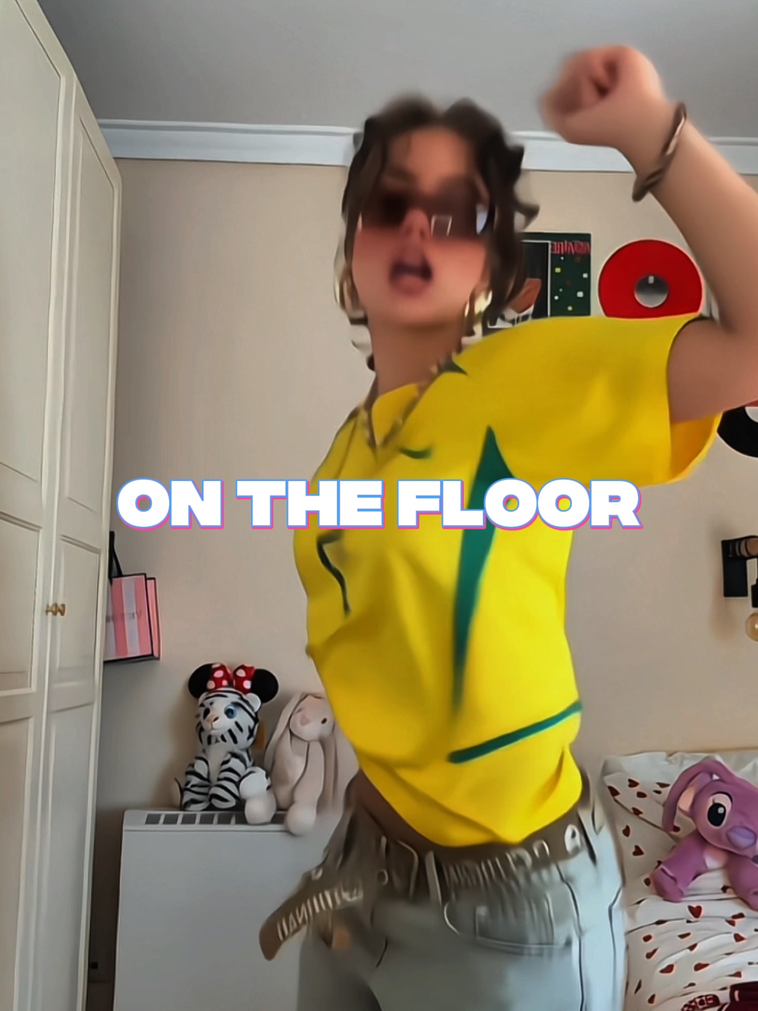on the floor