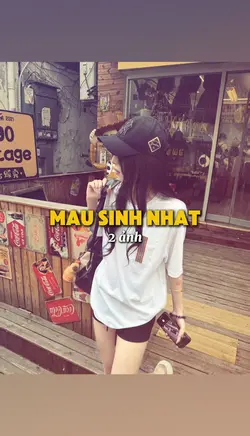 Mẫu sinh nhật cuốn