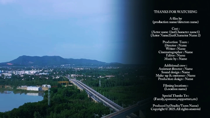 outro credit film