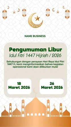 PENGUMUMAN TUTUP
