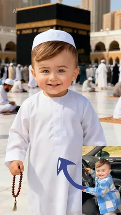 Baby in Mecca 