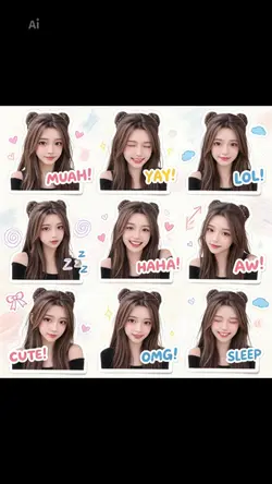 Stickers wajah