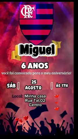 Convite Flamengo