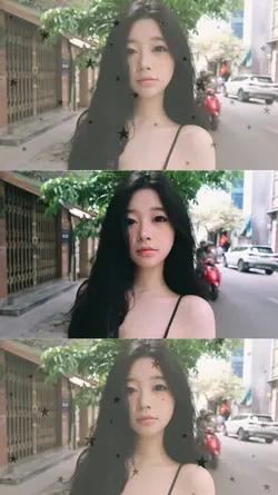 tách 3 ảnh xinh