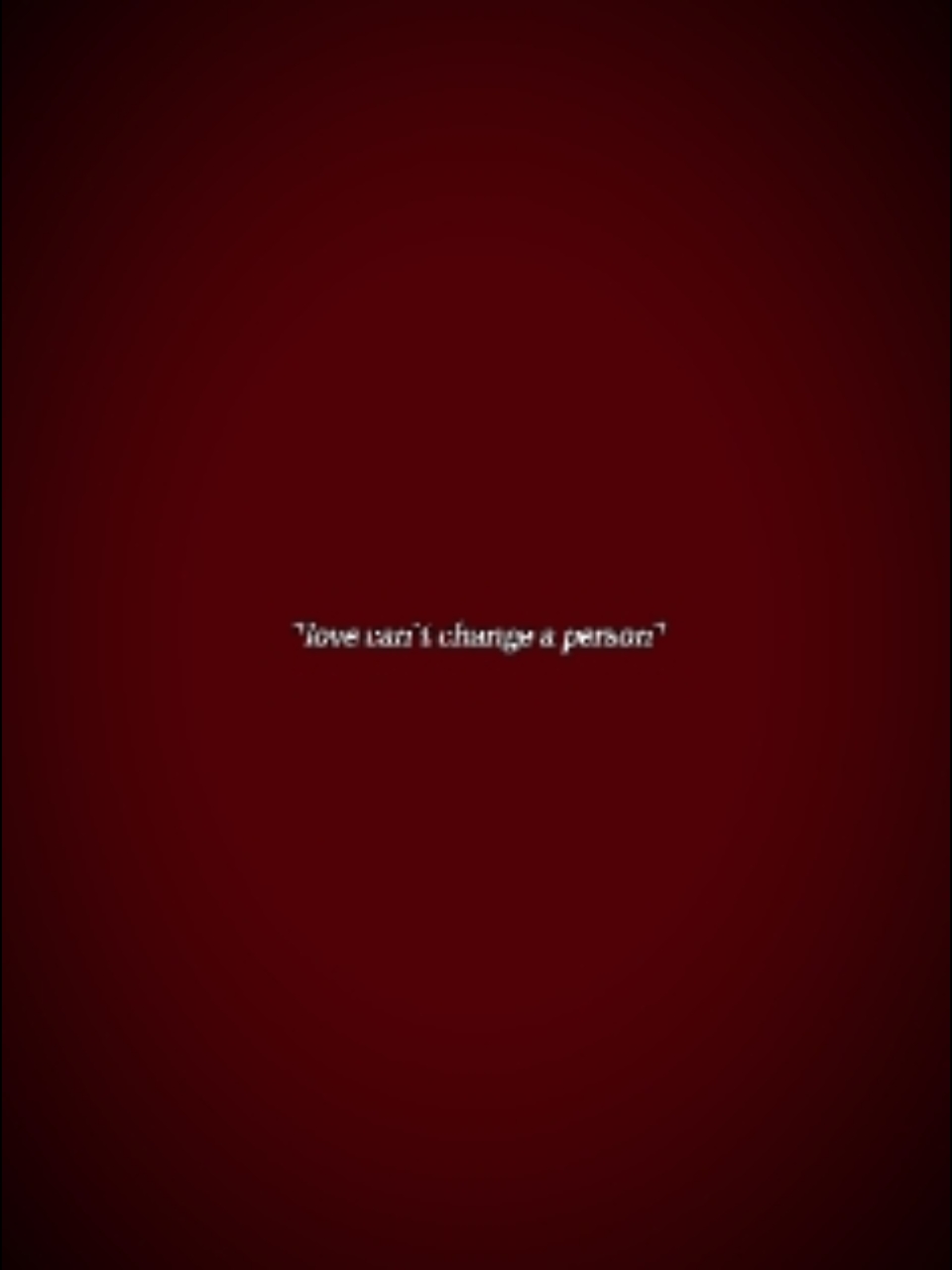 ne peut pas changer un perso